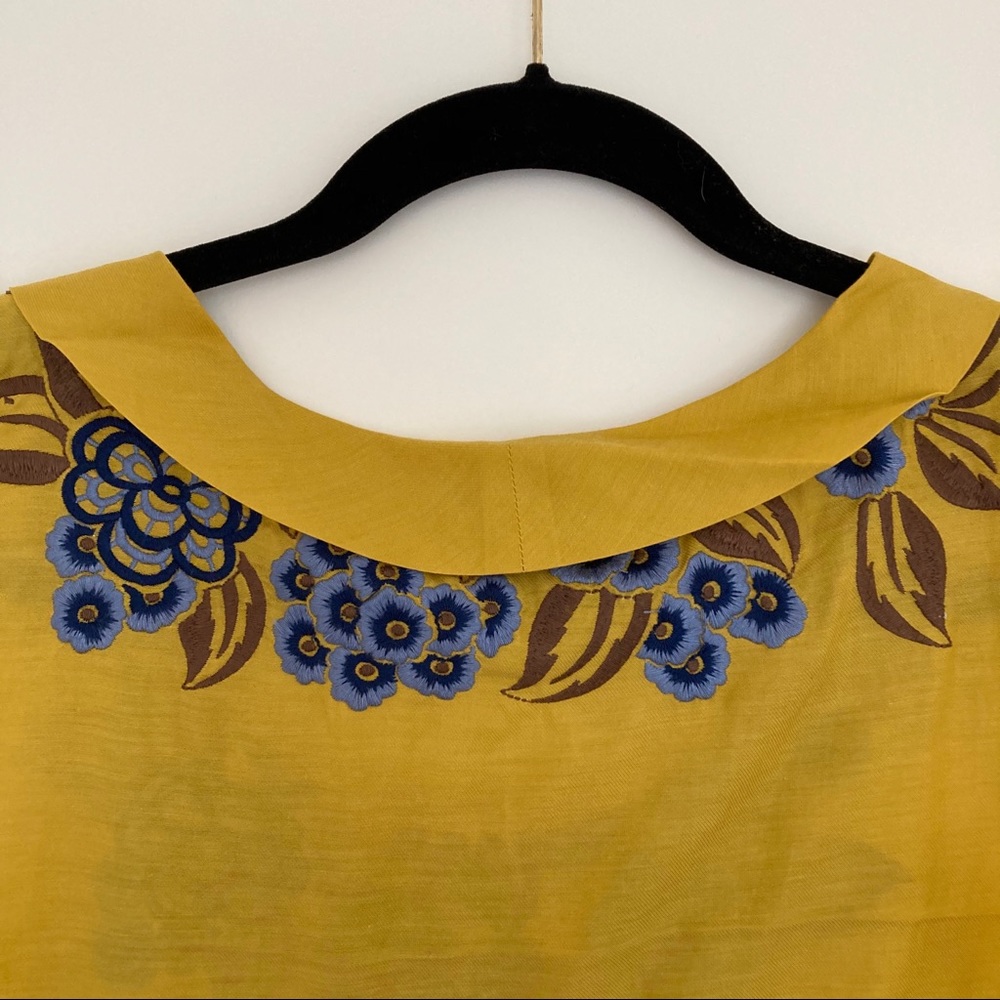 Anthropologie Floreat Embroidered Top - Picture 11 of 13